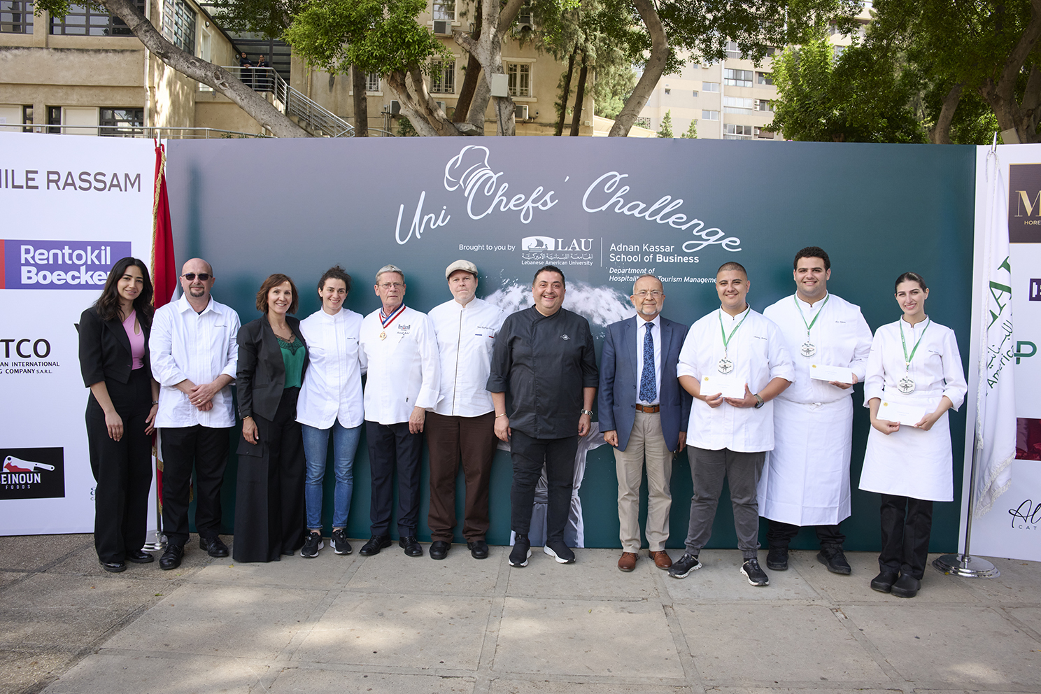 مباراة افضل طاه UNICHEF في جامعة  LAU