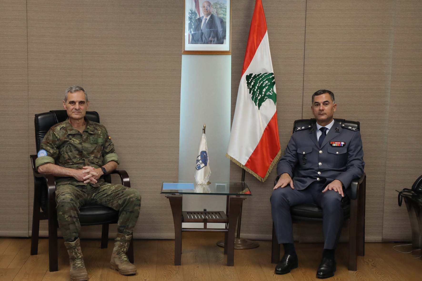 اللواء عبدالله استقبل قائد قوّة الأمم المتّحدة المؤقتة في لبنان