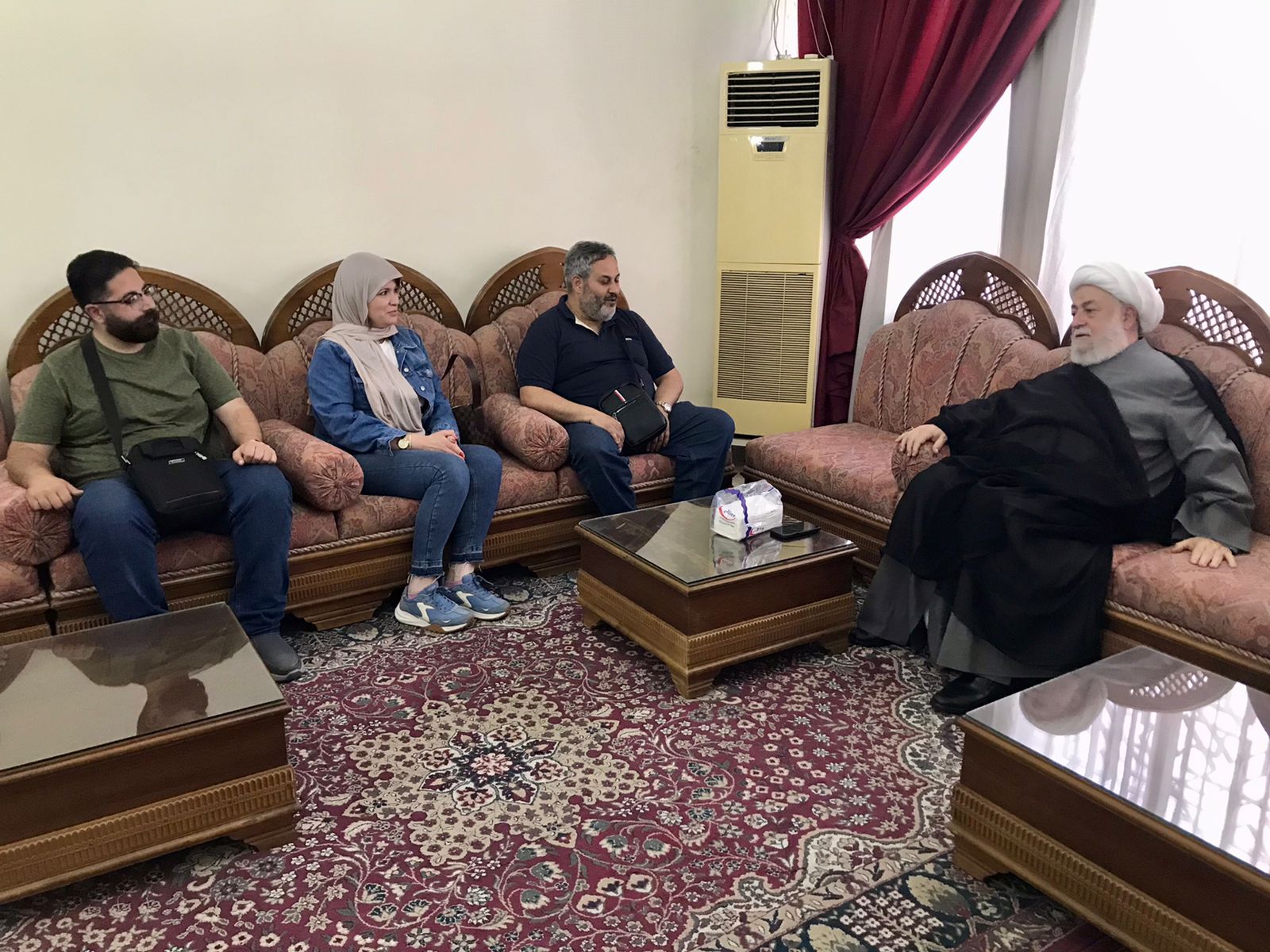 المفتي عسيران يستقبل المهندسة آية البلولي