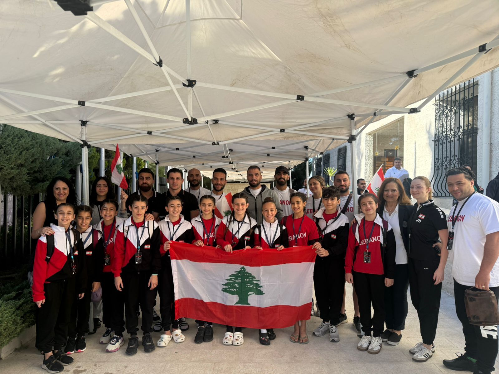 بعثة لبنان في الجمباز الفني     إلى بطولة غرب آسيا في عمان