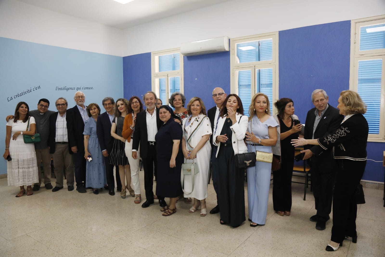 مدرسة الحبل بل دنس دشنت مختبرين للكيمياء والمعلوماتية ومكتبة بتبرّع من نادي “روتاري بيروت سيدرز” وجهات أخرى مساهِمة