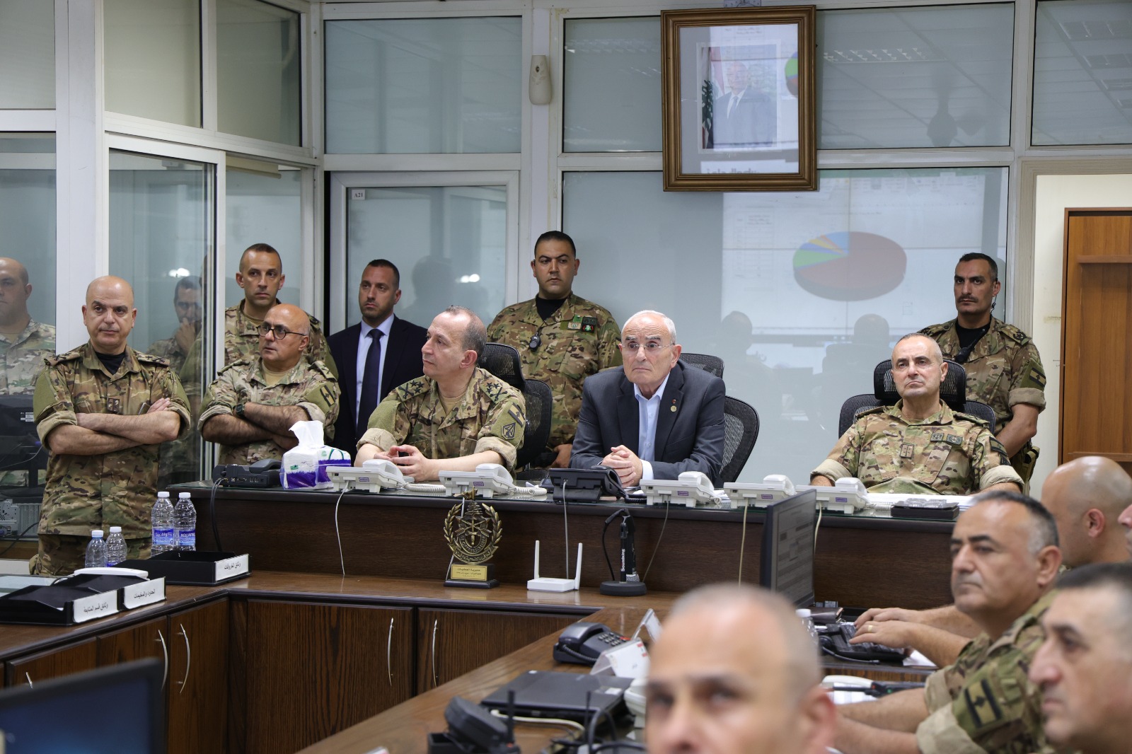 معالي وزير الدفاع من غرفة العمليات قيادة الجيش (معالي وزير الدفاع من غرفة عمليات قيادة الجيش)