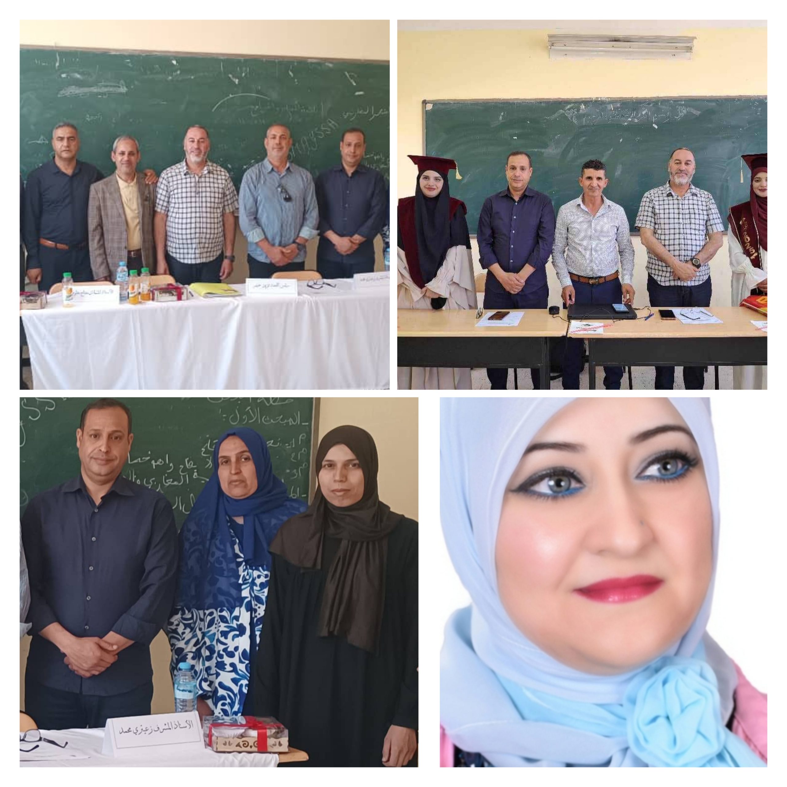مناقشة رسالتي ماجستير في جامعة محمد بوضياف  الجزائريّة عن أدب السناء الشعلان