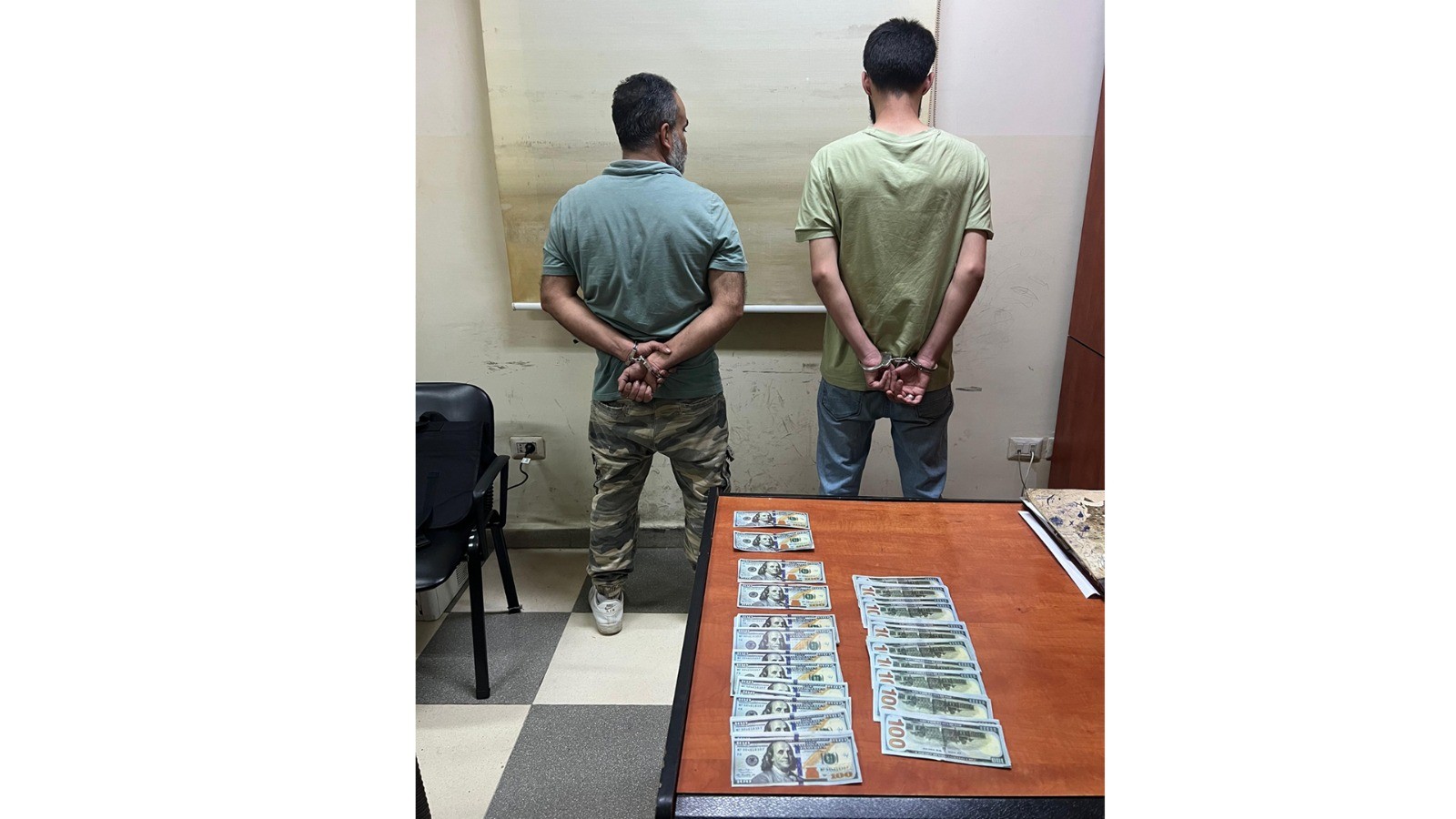 مفرزة استقصاء جبل لبنان توقفهما بجرم حيازة عملة مزيّفة